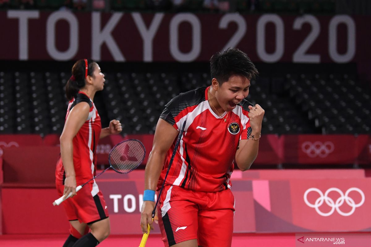 Olimpiade Tokyo - Greysia/Apriyani dan Anthony Ginting ukir catatan manis