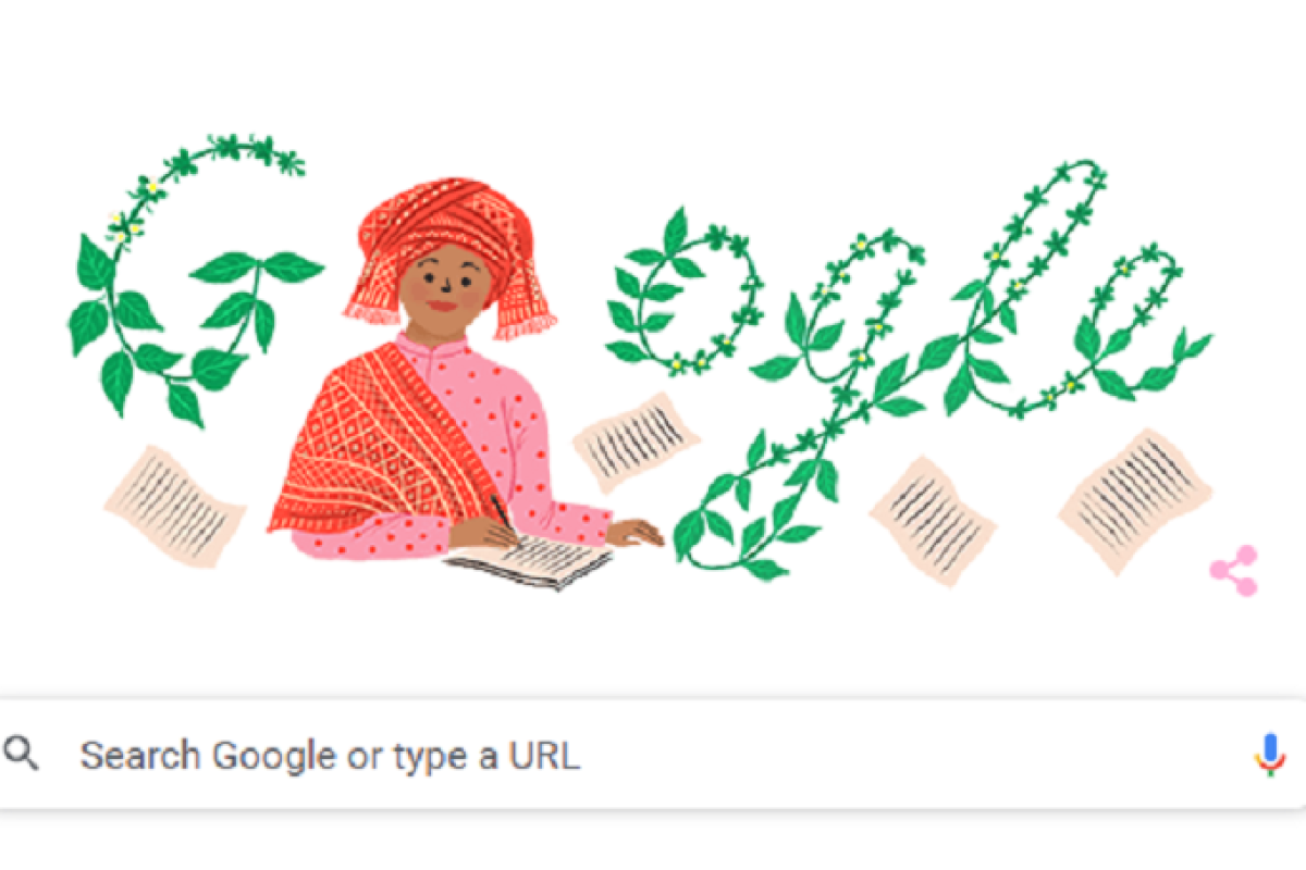 Google Doodle tampilkan sosok Sariamin Ismail, penulis perempuan Indonesia