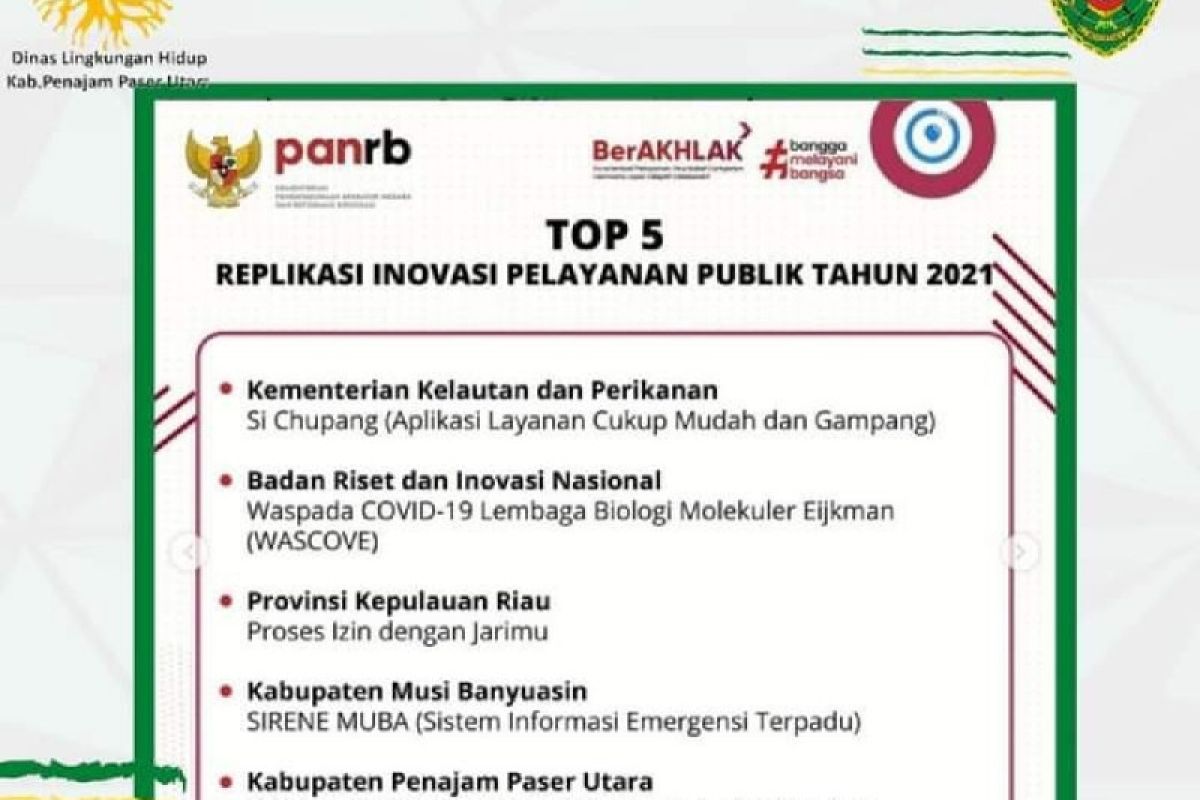 Kabupaten Penajam masuk TOP 5 nasional untuk program bank sampah