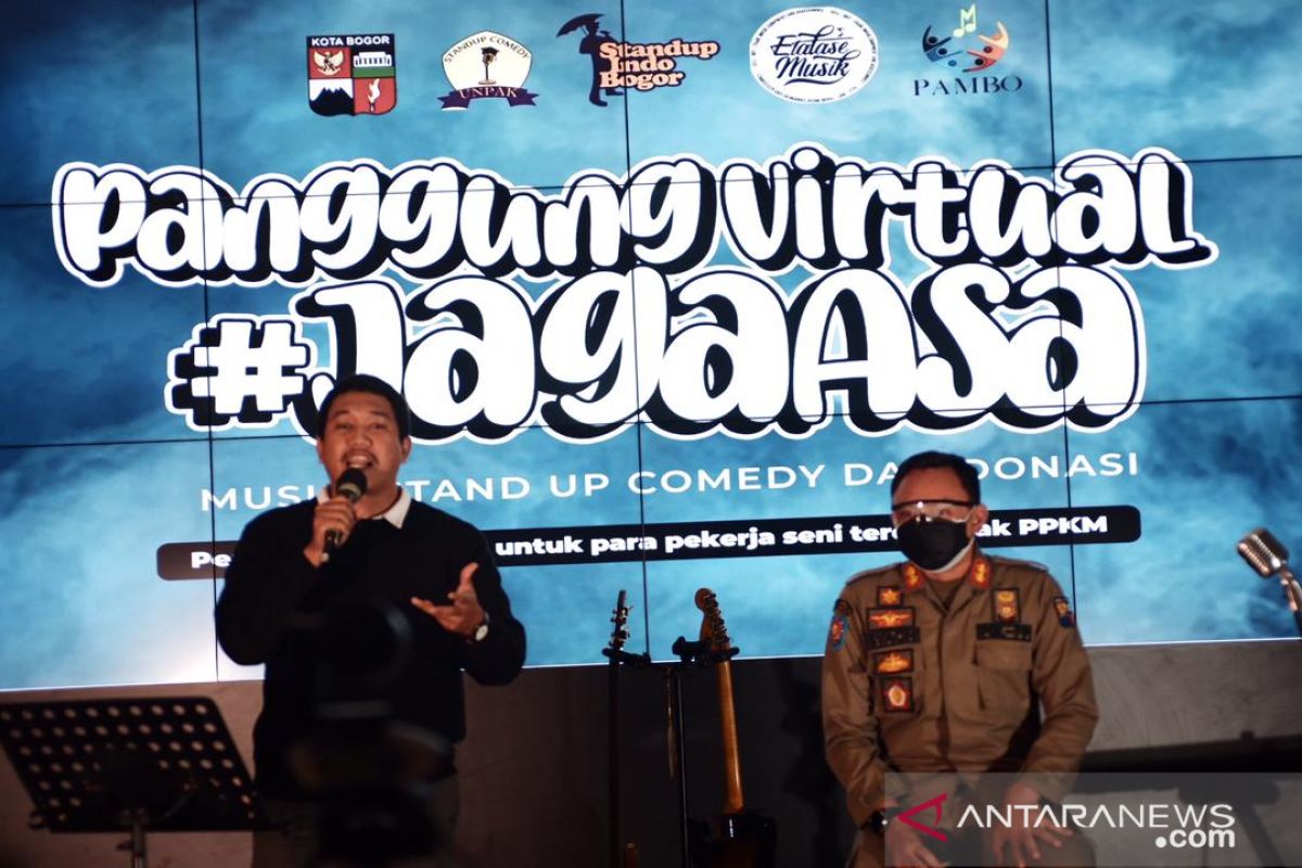 Pemkot Bogor bantu penggalangan dana secara virtual bagi seniman