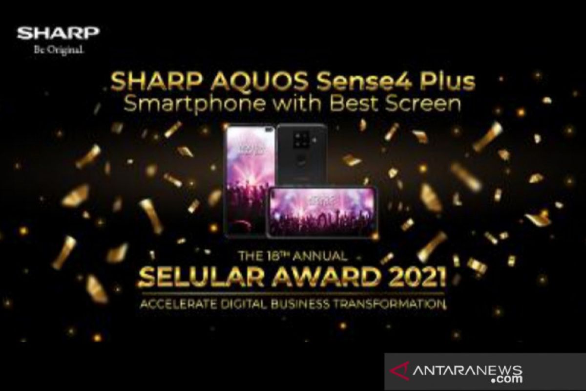 Sharp AQUOS Sense4 Plus Sabet Penghargaan Best Screen di Ajang Selular Awards 2021