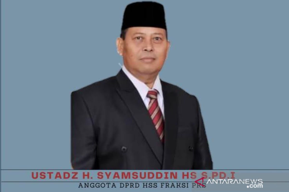 Ketua Fraksi PKS DPRD Kabupaten HSS, Haji Syamsudin berpulang