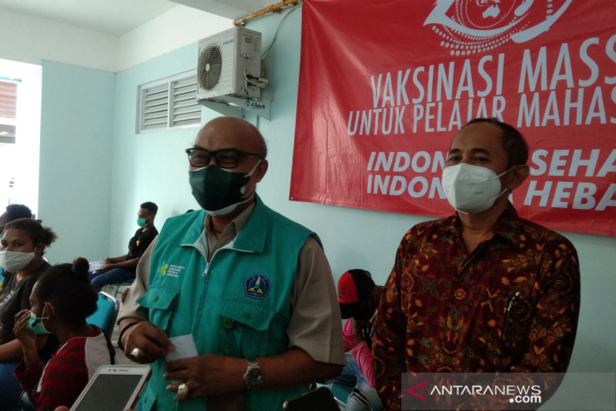 Ratusan mahasiswa nusantara ikuti vaksinasi di Poltekkes Yogyakarta