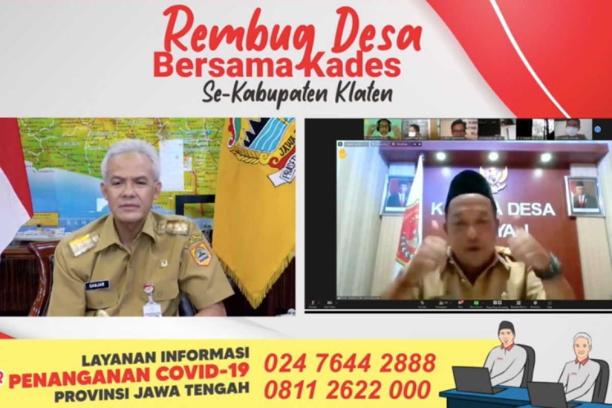 Ganjar dicurhati semrawutnya bansos saat Rembug Desa di Klaten