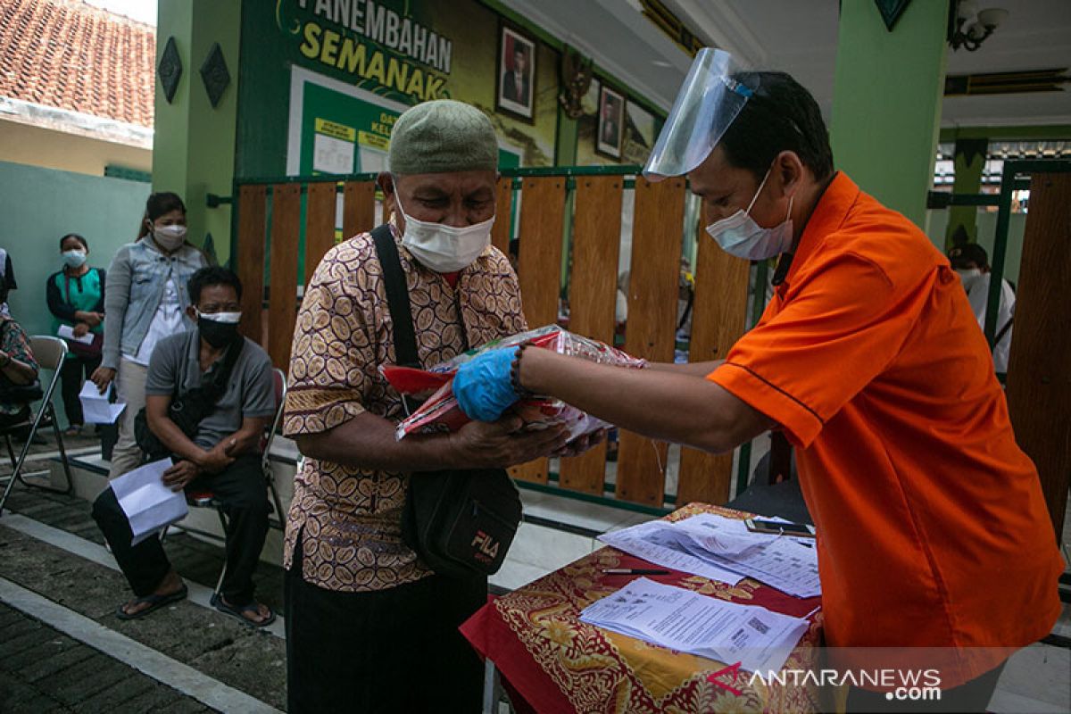 Presiden pastikan penyaluran bansos dipercepat, kurangi dampak PPKM