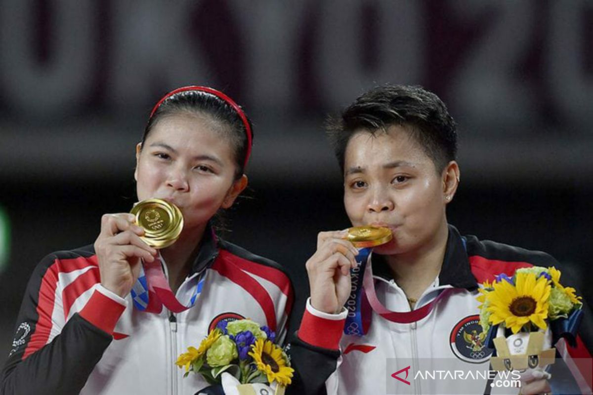 Peraih medali bulu tangkis Olimpiade dapat bonus senilai Rp2,3 miliar