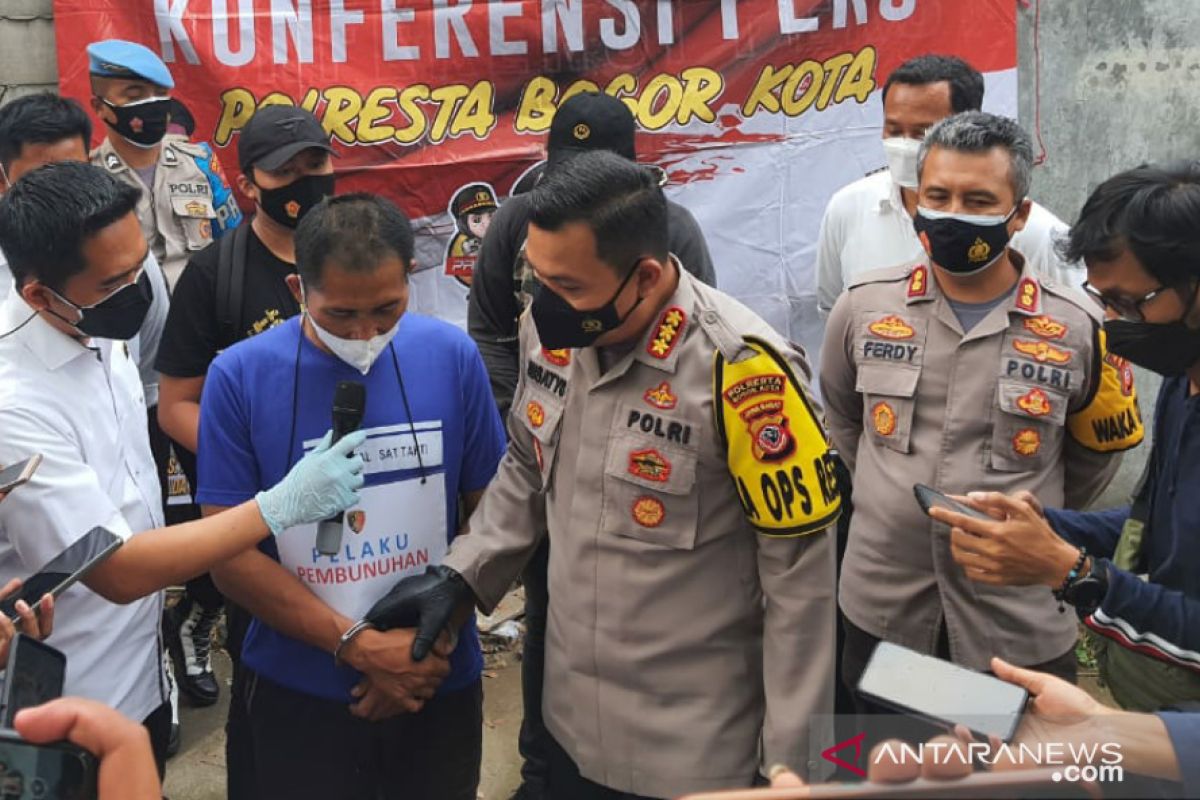 Cemburu, Duda bunuh janda pacarnya di Kota Bogor