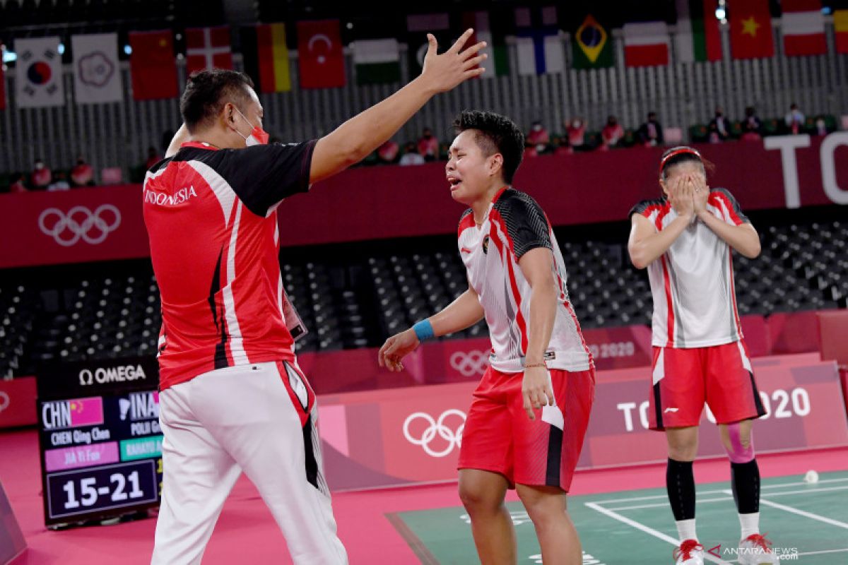 Greysia/Apriyani lengkapi kejayaan bulu tangkis Indonesia di Olimpiade