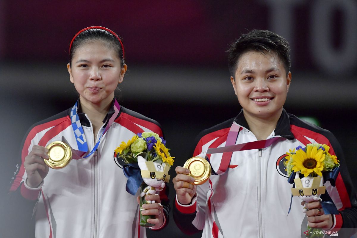 Medali emas ganda putri di Olimpiade dari masa ke masa
