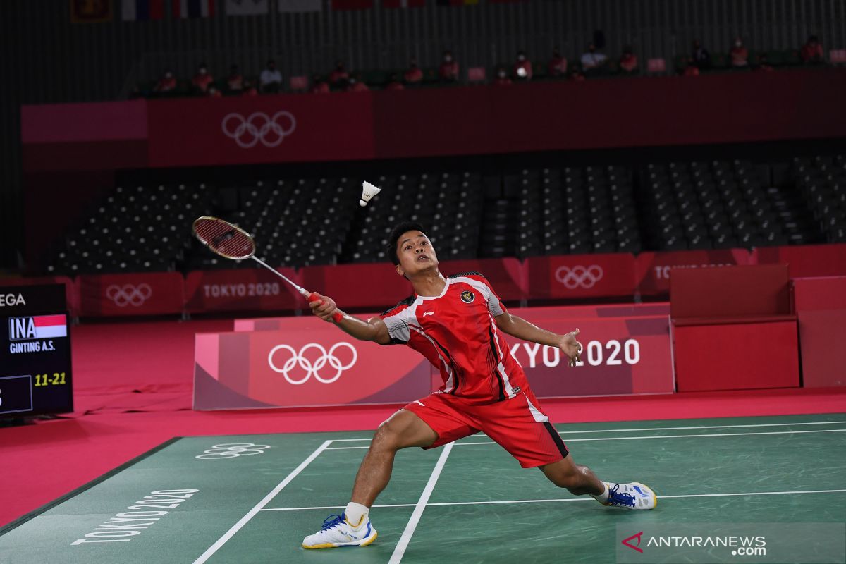 Olimpiade Tokyo - Tunggal putra Indonesia Anthony Ginting raih medali perunggu