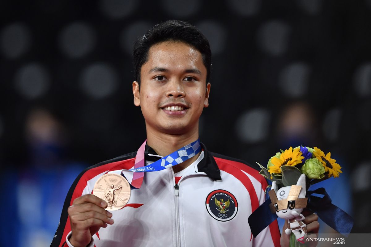 Ginting bangga meraih perunggu Olimpiade Tokyo