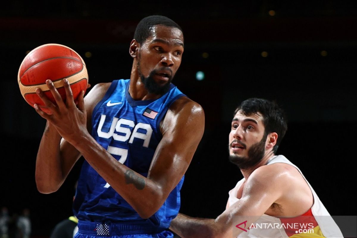 Olimpiade Tokyo, Kevin Durant pimpin Amerika singkirkan Spanyol di perempat final