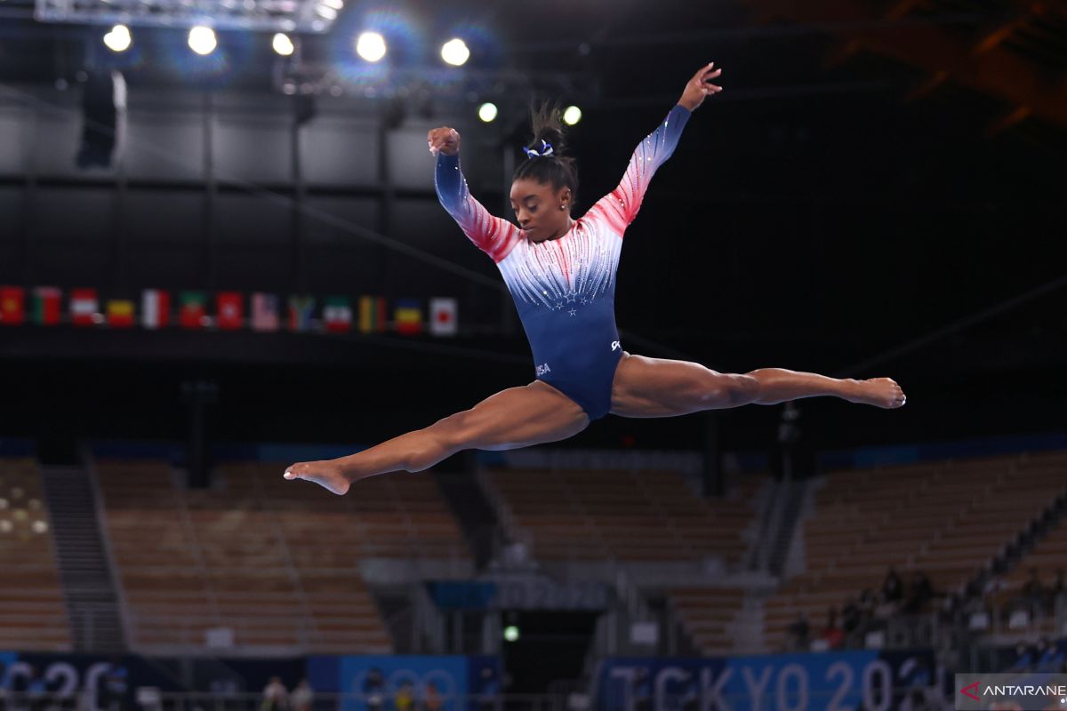 Simone Biles tinggalkan Tokyo dengan raihan satu perunggu