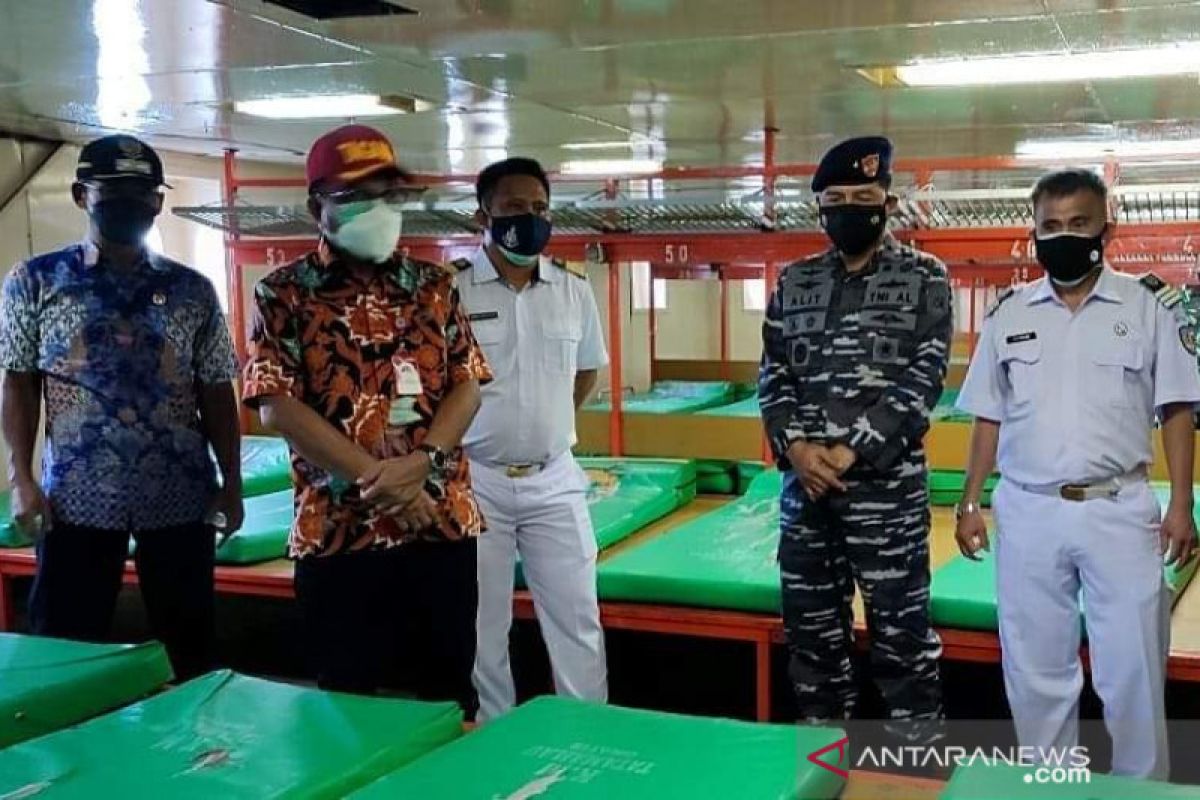 Pemkot tinjau pemanfaatan isolasi apung COVID-19 di Bitung