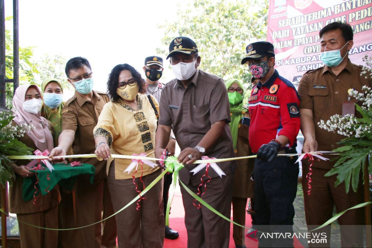 Care Peduli bantu tenda pasien empat Puskesmas di Kabupaten Serang