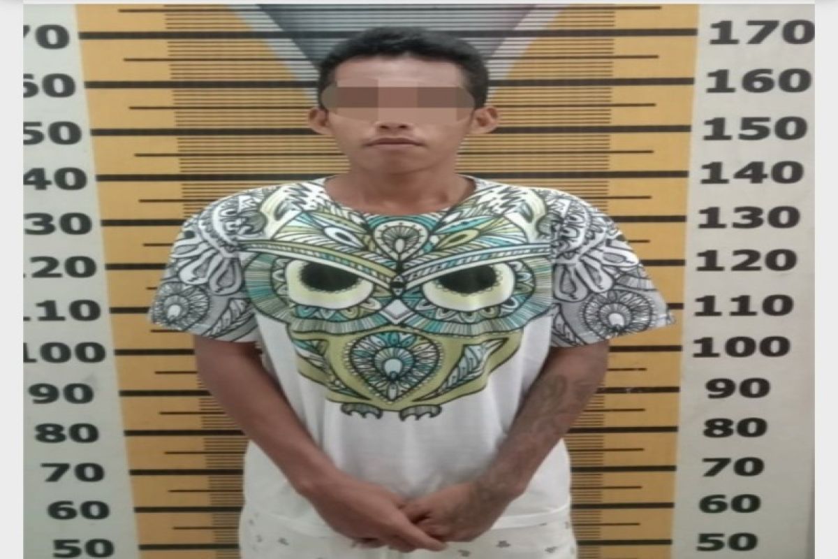 Sembunyikan sabu di pot bunga, Arman ditangkap Polisi