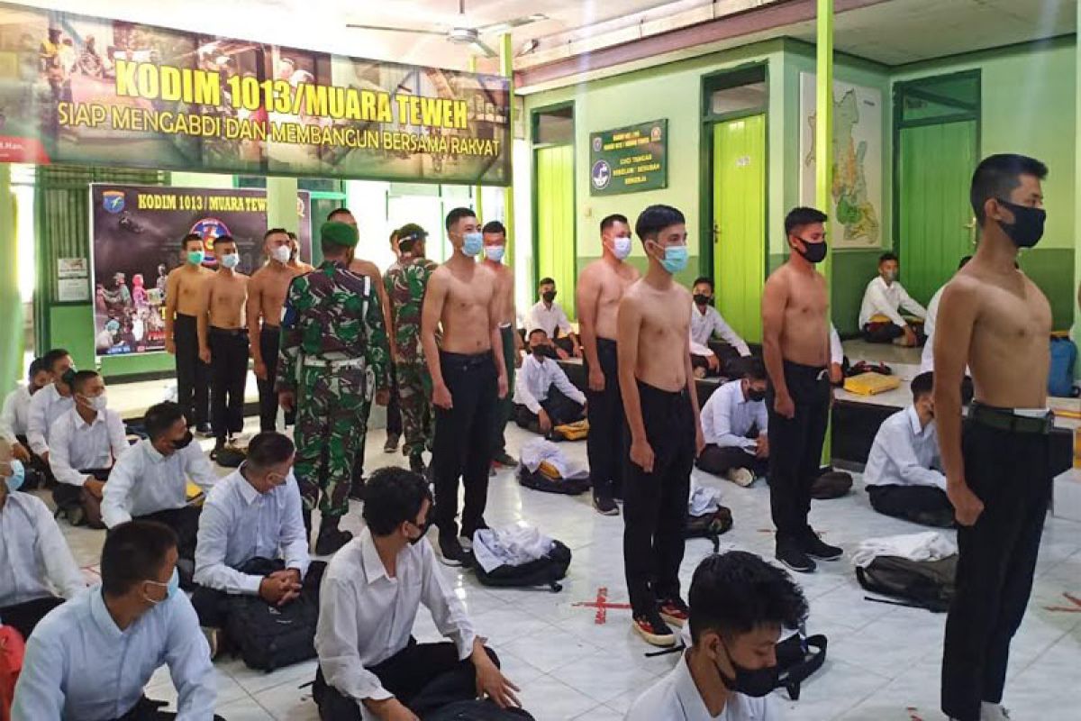 Kodim Muara Teweh cek kesehatan 150  casis Secaba PK TNI AD