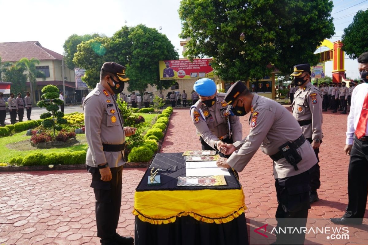 Seluruh Personel Polres Asahan ikrar anti narkoba