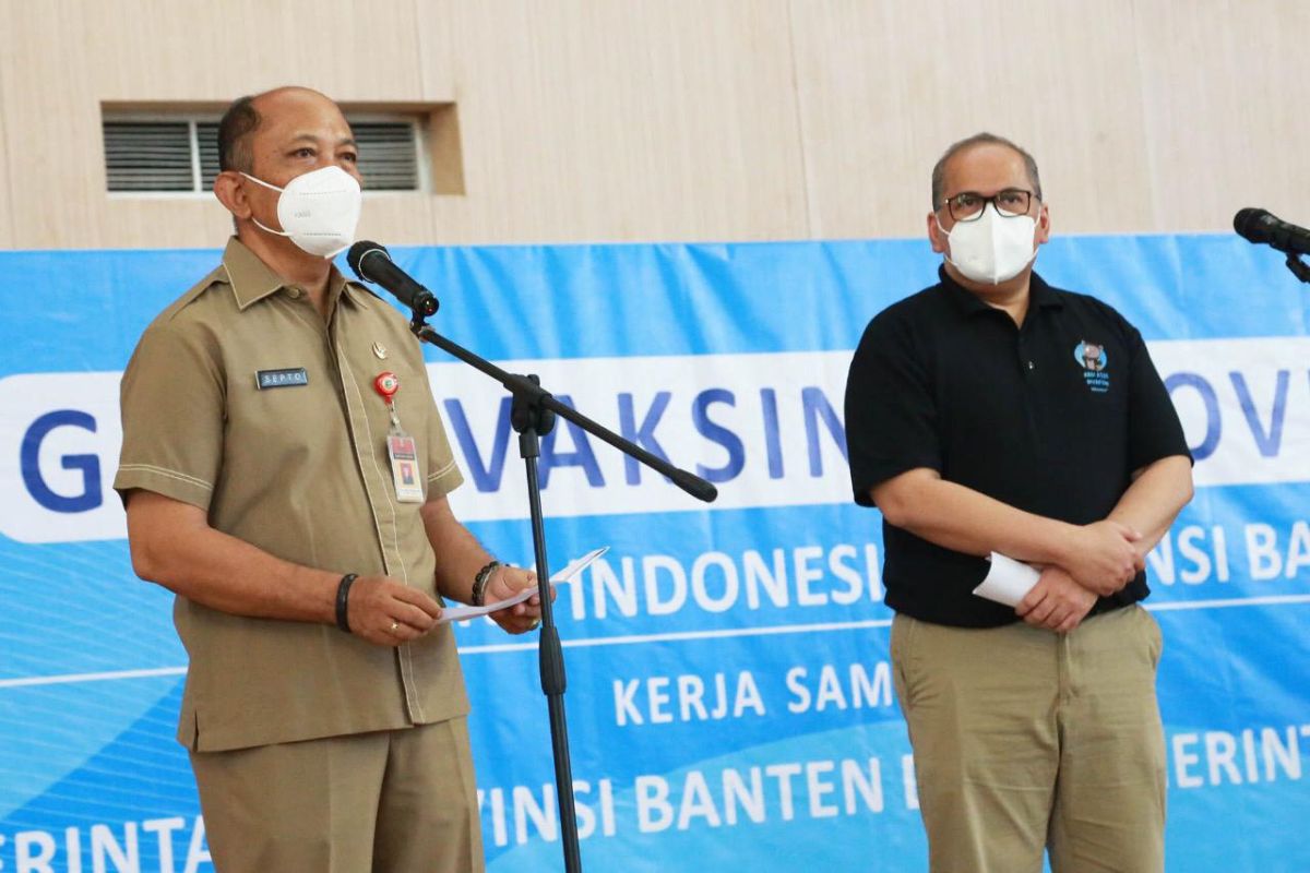 Sebanyak  1,7 juta warga Banten sudah vaksin COVID-19 dosis pertama