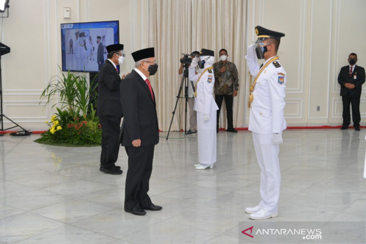 Wapres Ma'ruf Amin lantik Pamong Praja Muda IPDN