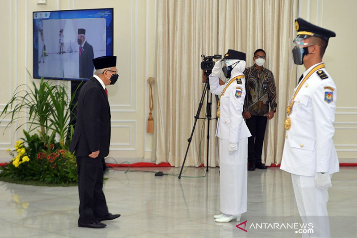 Wapres Maruf Amin lantik Pamong Praja Muda IPDN