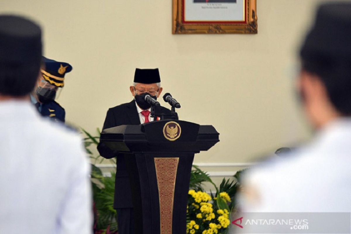 Wapres Ma'ruf Amin lantik Pamong Praja Muda lulusan IPDN