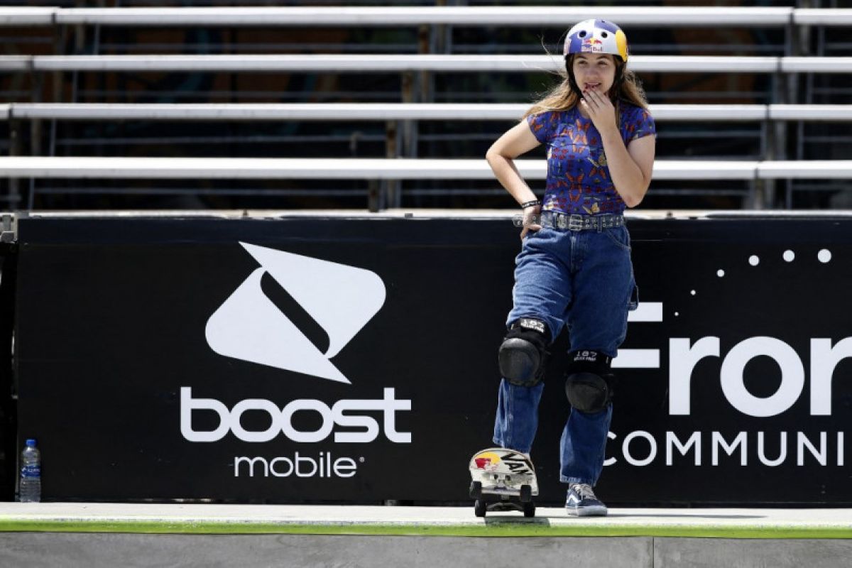 Dua remaja bersahabat akan berebut medali skatebord Olimpiade Tokyo