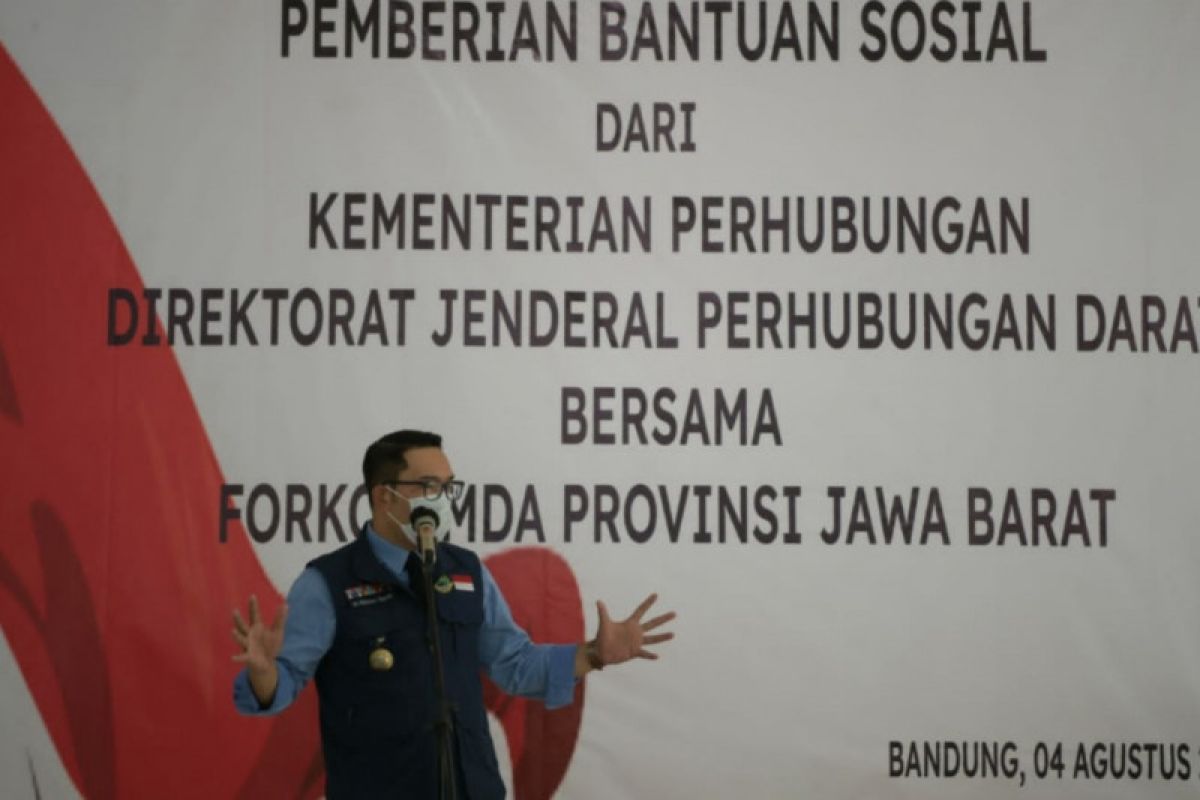 Ridwan Kamil minta bantuan Kemenhub percepat vaksinasi