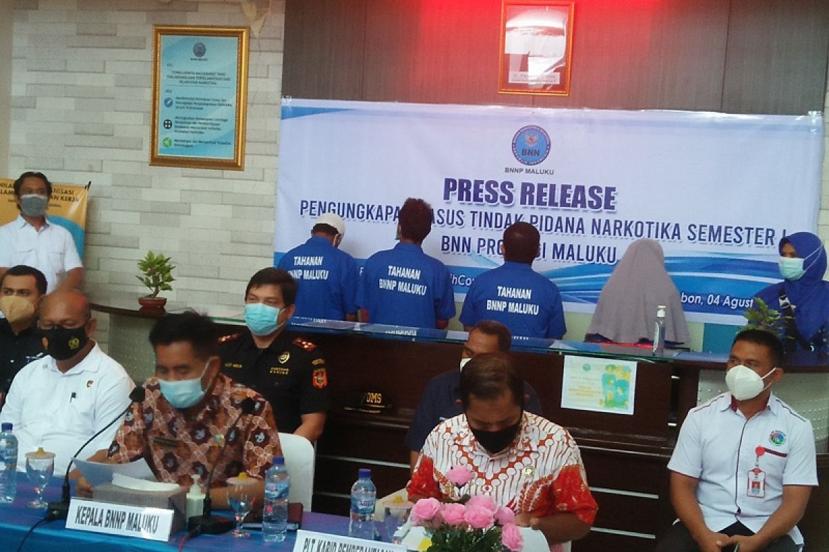 BNNP Maluku ringkus 14 pelaku kasus narkoba