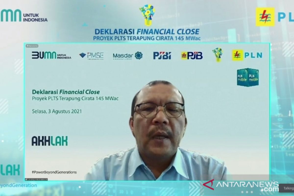 PLTS Terapung terbesar di Asia Tenggara dengan sindikasi tiga bank internasional