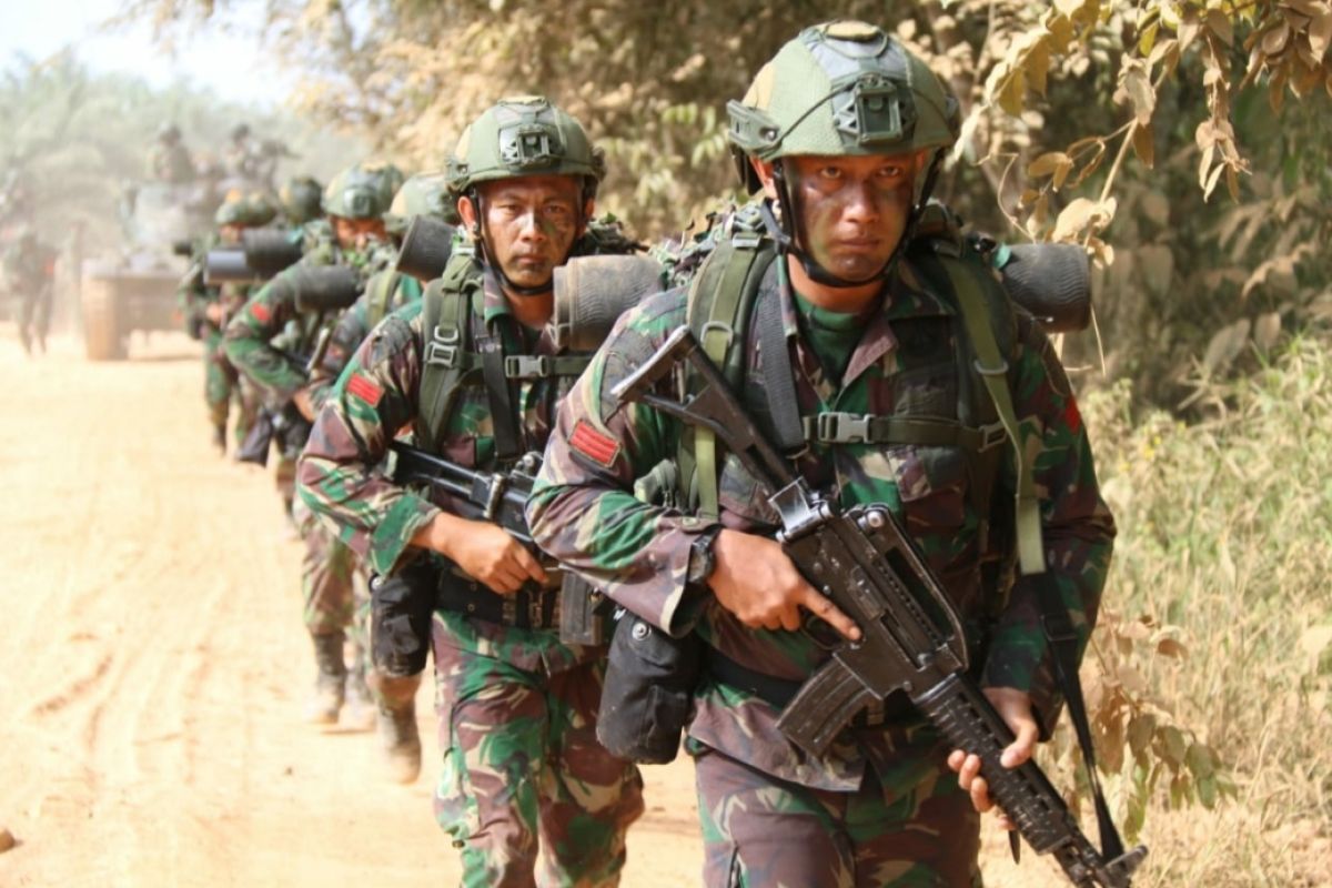 Danyon 641 pimpin latihan tempur tingkatkan kemampuan prajurit TNI