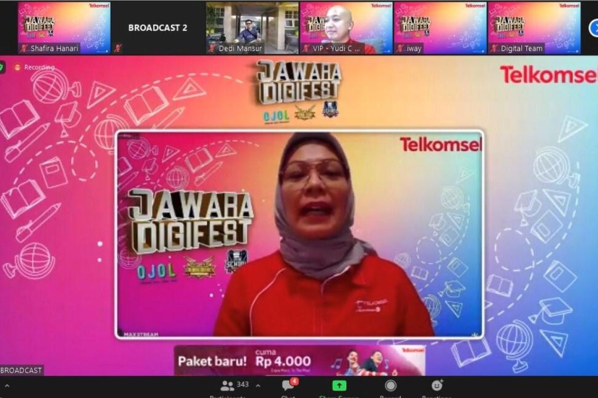 Telkomsel Jawara Digifest gelar OJOL, hadirkan pengalaman seru belajar jarak jauh