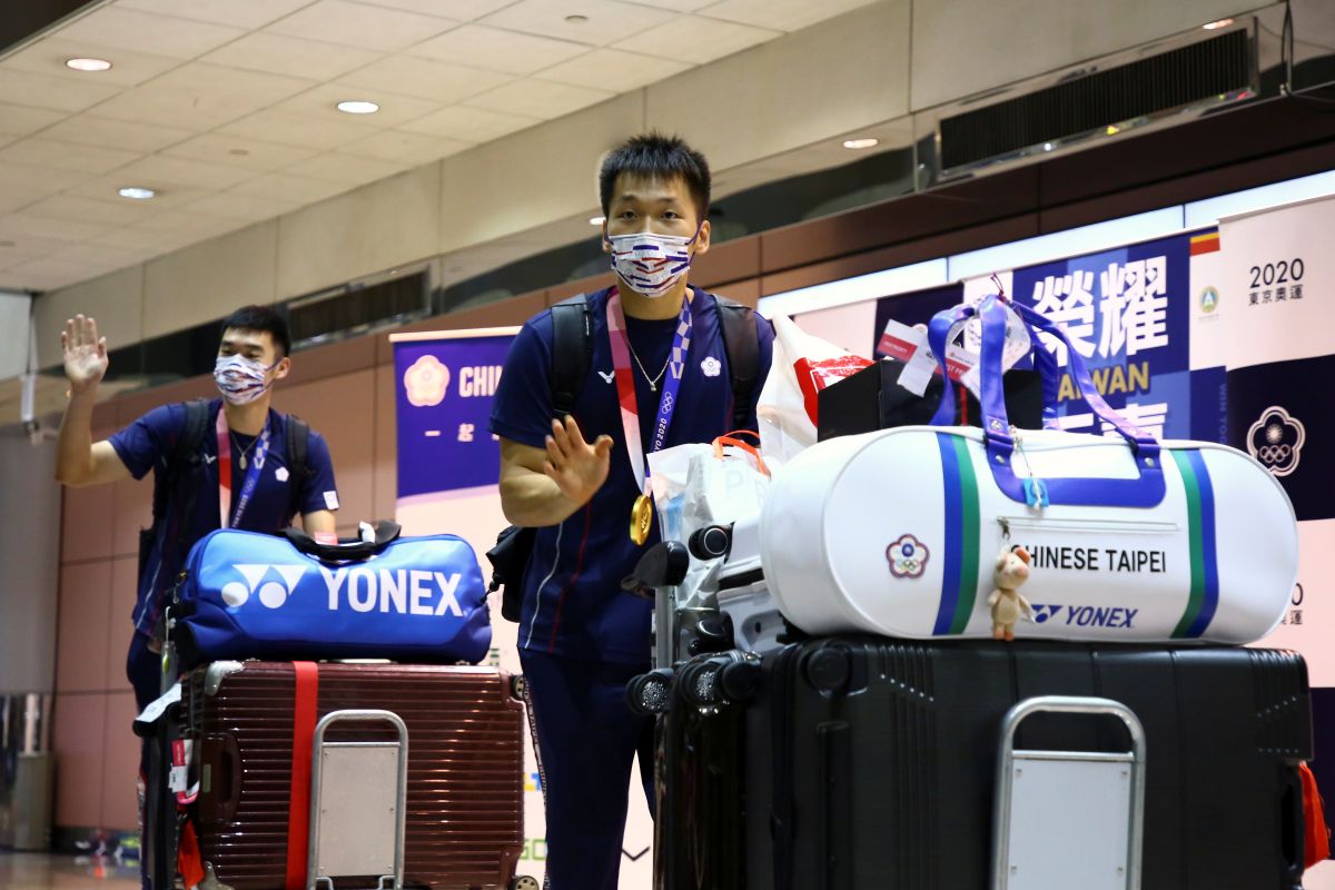 Olimpiade Tokyo - Jet tempur kawal kepulangan tim bulu tangkis Taiwan