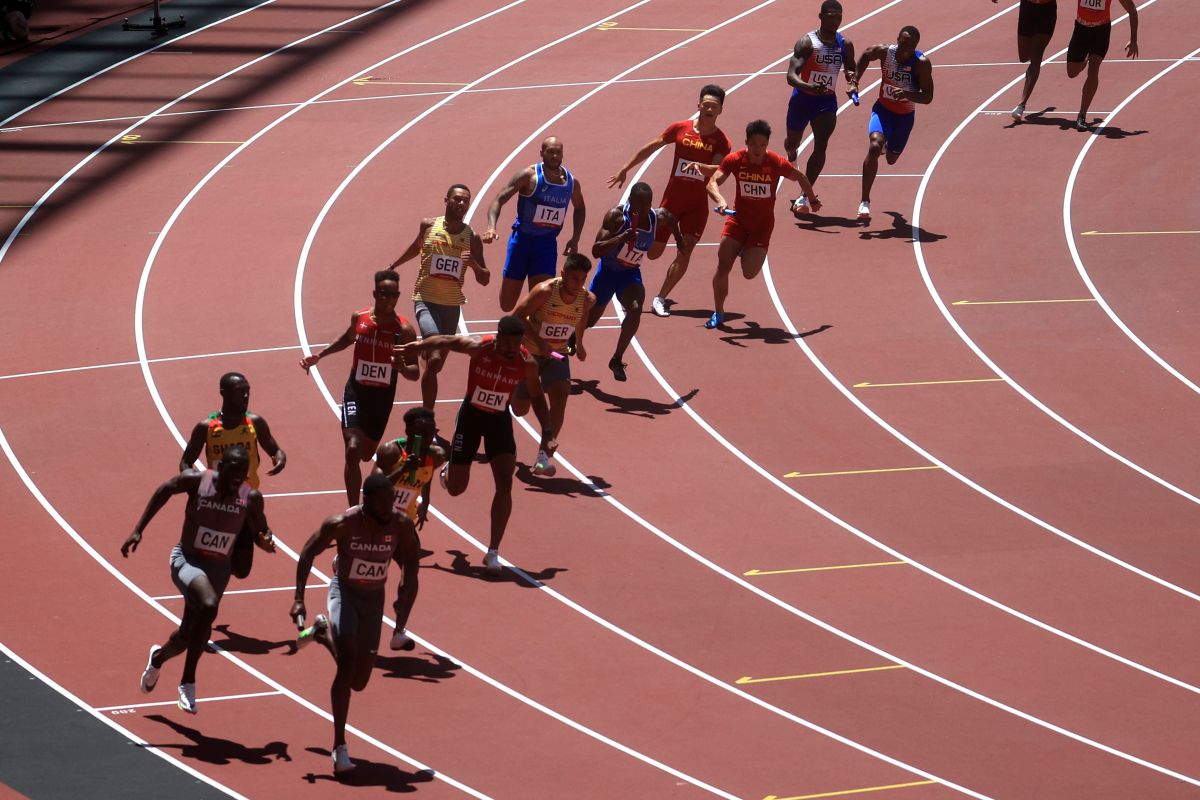 AS terlempar, gagal lolos final estafet 4x100m putra