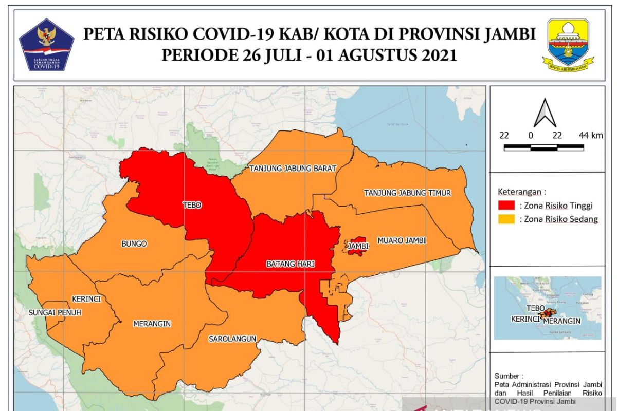 Jumlah pasien COVID-19 meninggal di Jambi dekati 500 kasus