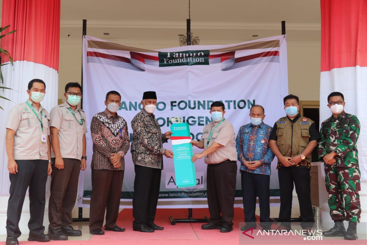 Tanoto Foundation bantu 18 ton liquid oksigen untuk Sumbar