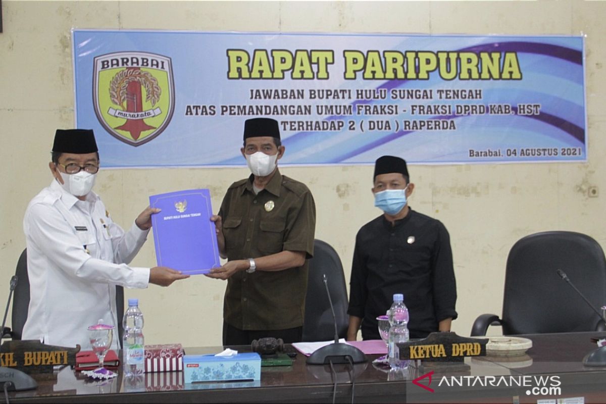 Raperda tentang pajak daerah dan retribusi jasa usaha Pemkab HST diproses cepat