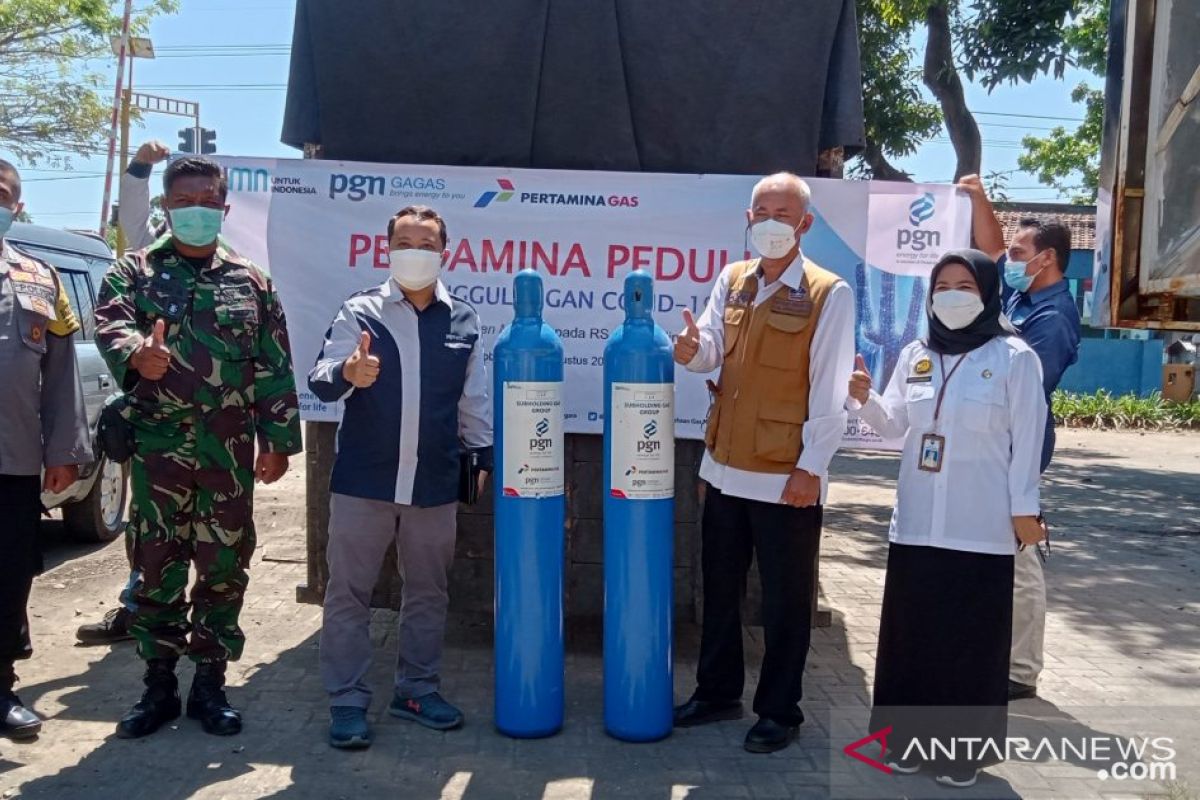 Pemkab Probolinggo terima bantuan 50 tabung oksigen