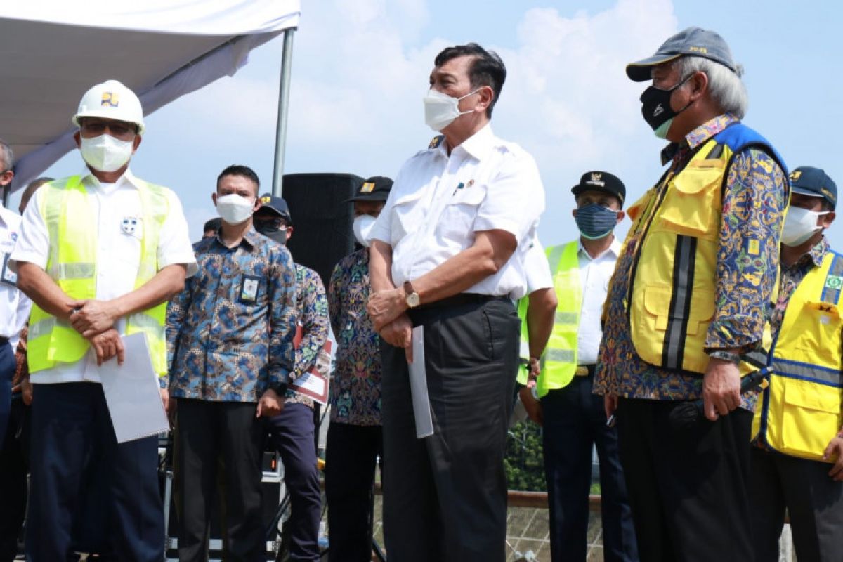 Luhut targetkan proyek sodetan Ciliwung rampung 2022