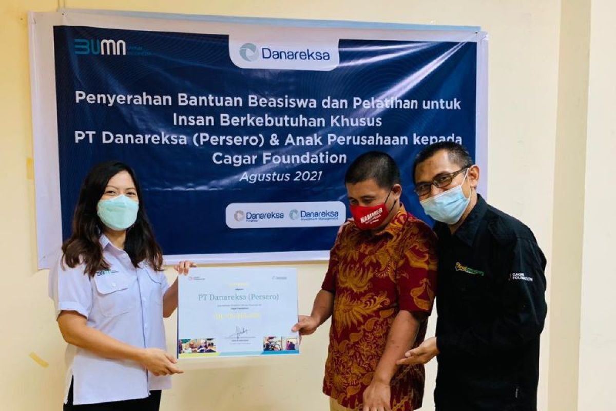 Konsisten bantu disabilitas saat pandemi, Danareksa luncurkan beasiswa