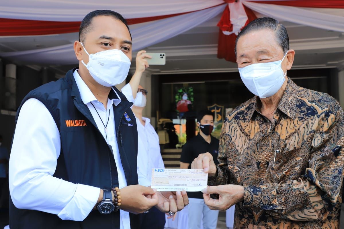 Hartono bantu Rp2 miliar untuk penanganan COVID-19 di Kota Surabaya