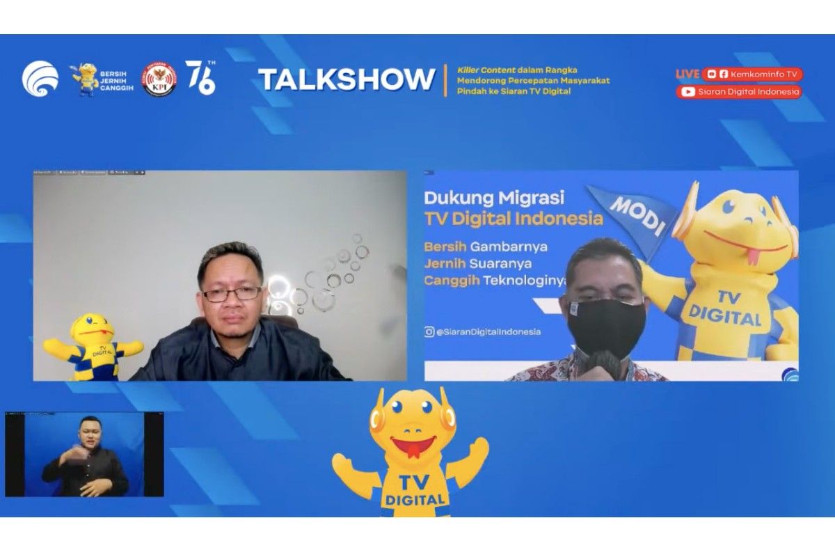 Survei Kominfo sebutkan masyarakat tertarik gambar jernih siaran TV digital