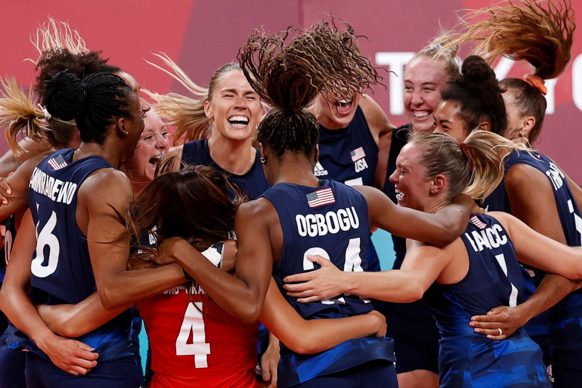 Tim bola basket dan voli putri AS di ambang sabet emas Olimpiade