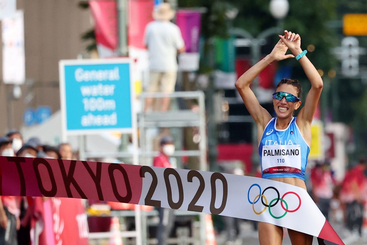 Olimpiade Tokyo: Atlet Italia Palmisano raih emas jalan cepat putri