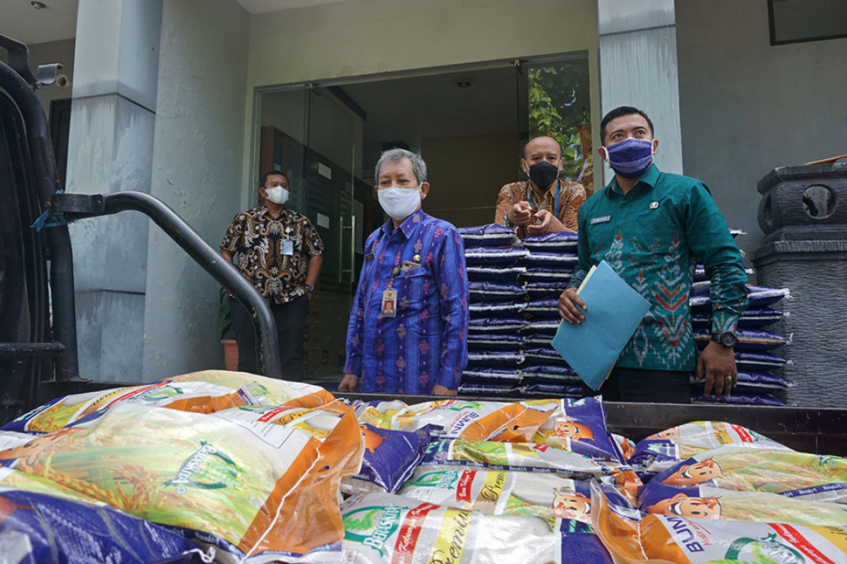 Pemkot Kediri pastikan beras untuk bantuan masyarakat layak konsumsi