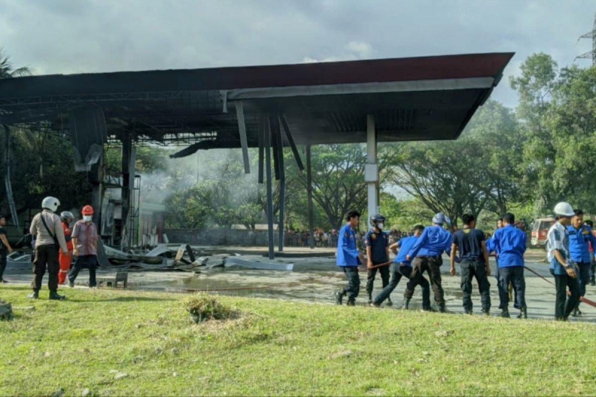 Satu orang tewas akibat kebakaran di SPBU