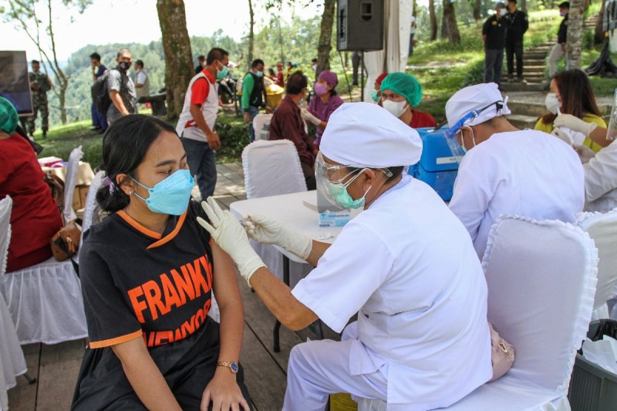 Pulihkan perekonomian, vaksinasi di kawasan Danau Toba jadi prioritas