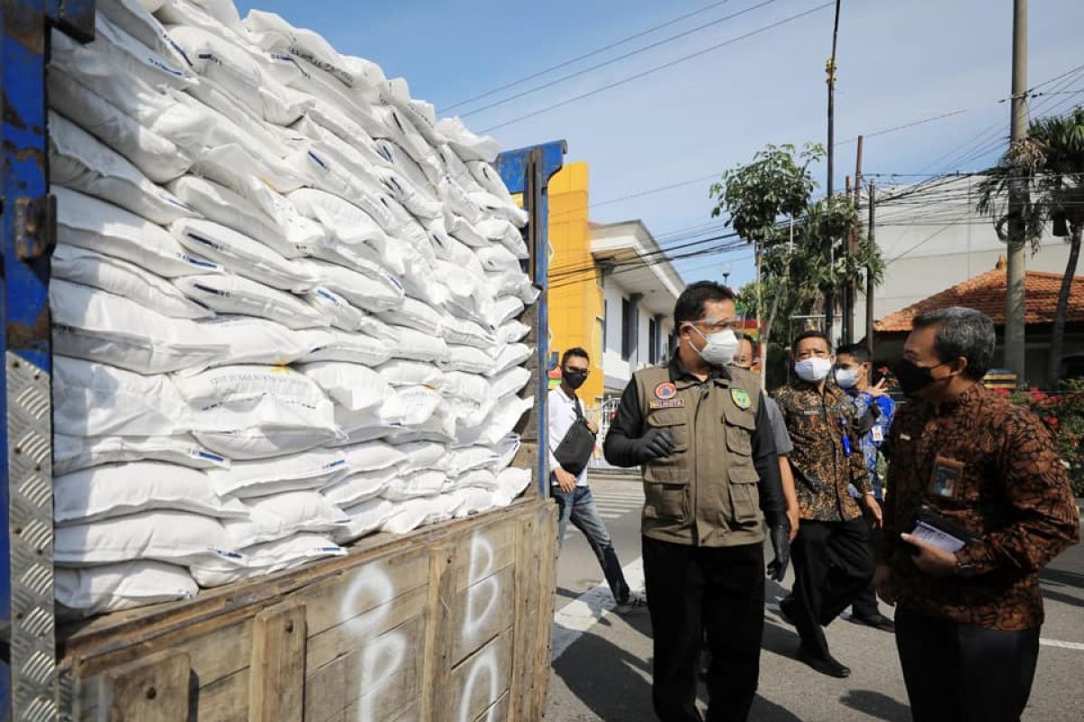 Pemkot Madiun salurkan bantuan 35 ton beras PPKM tahap kedua