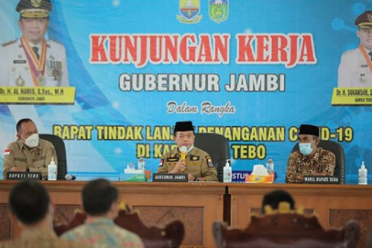 Gubernur Jambi cek rumah isolasi di rusunawa Kabupaten Tebo