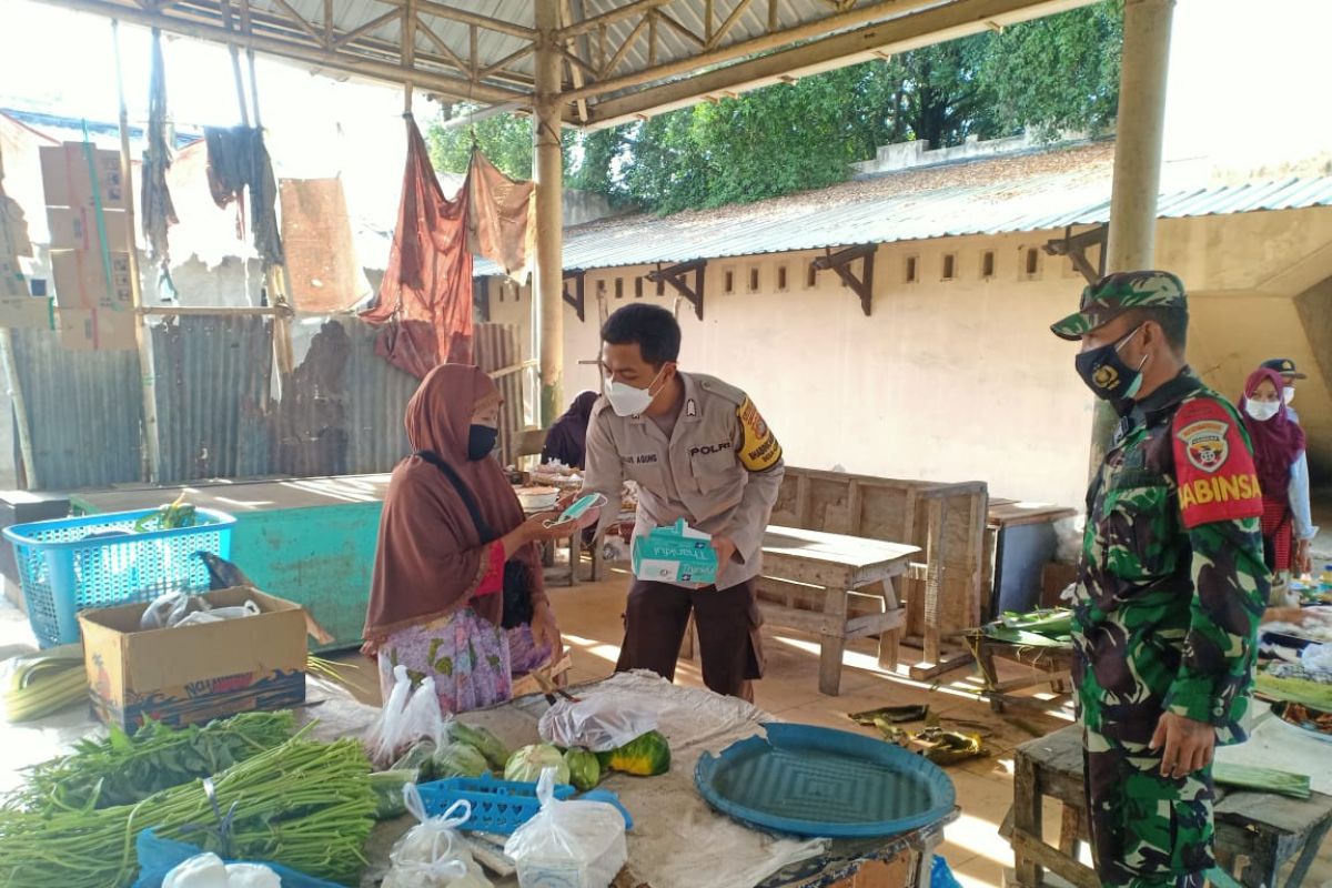 Posko Pasar Terpadu Lembar, fokuskan kegiatan penanganan COVID-19